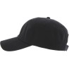 Casquette baseball en microfibre unie