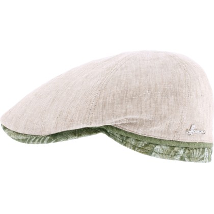 Casquette plate unie avec visière et bande arrière en t