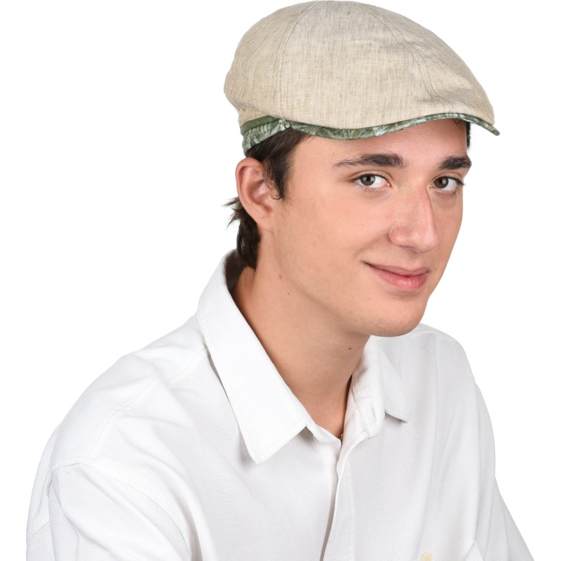 Casquette plate unie avec visière et bande arrière en t Casquette plate unie avec visière et bande arrière en t