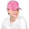 Casquette baseball en coton teinté façon tie and dye
