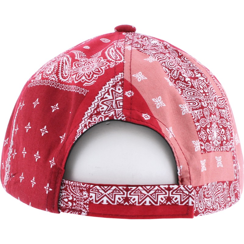 Casquette baseball à motif bandana avec fermeture velcro Casquette baseball à motif bandana avec fermeture velcro