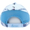 Tropical pattern  baseball cap and plain mesh with velcro closing