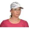 Casquette baseball à motif bandana avec fermeture velcro