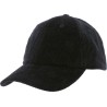 Plain velvet baseball cap
