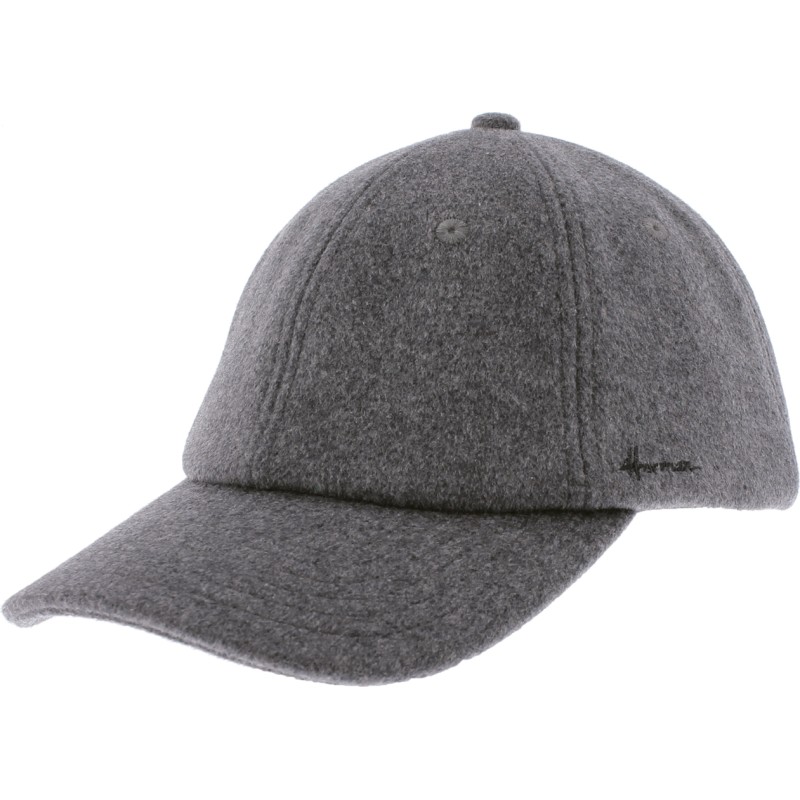 Casquette baseball en feutre unie