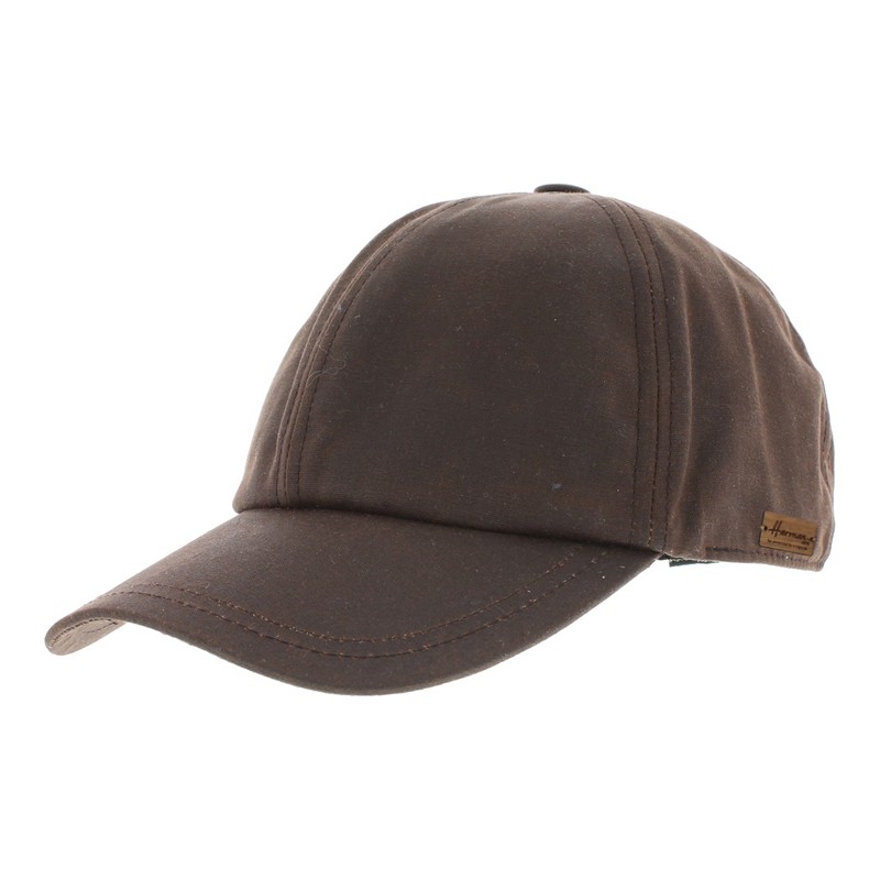 Casquette baseball coton huilé unie
