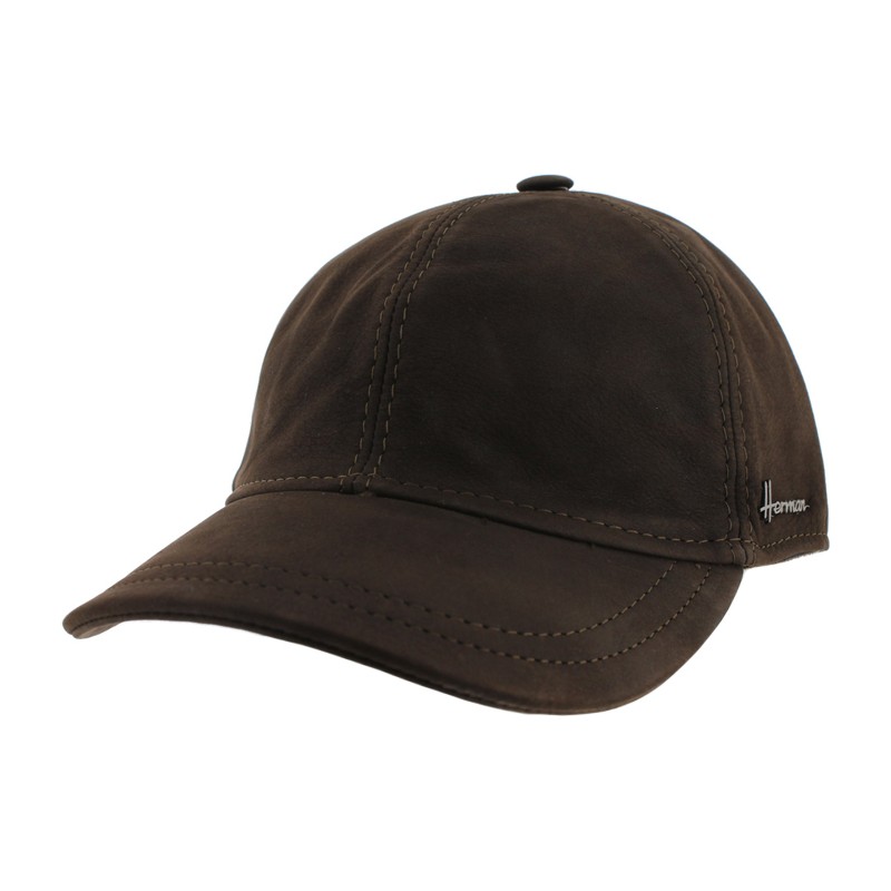 Casquette baseball cuir doublée Casquette baseball cuir doublée