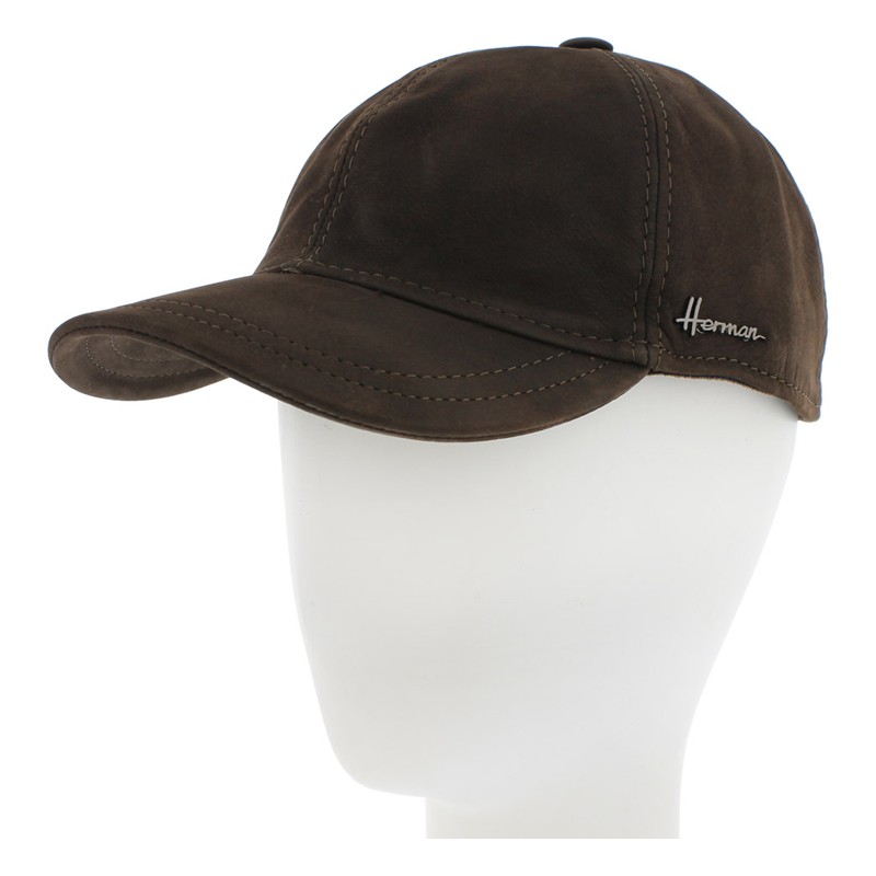 Casquette baseball cuir doublée Casquette baseball cuir doublée