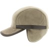 Casquette baseball velours + rabat