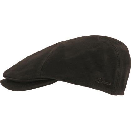 Casquette 6 côtes en cuir