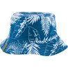 bob herman motif tropical bleu et blanc