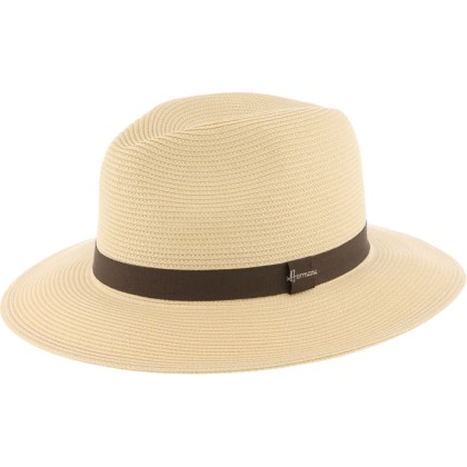 Chapeau grand bord en paille polypropylène cousue imper