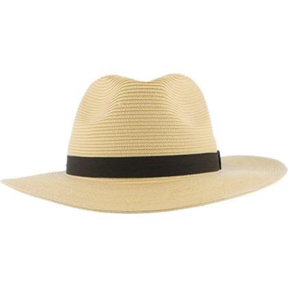 Chapeau grand bord en paille polypropylène cousue imper