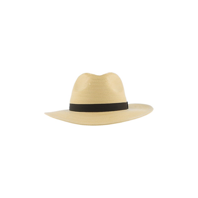 Chapeau grand bord en paille polypropylène cousue imper