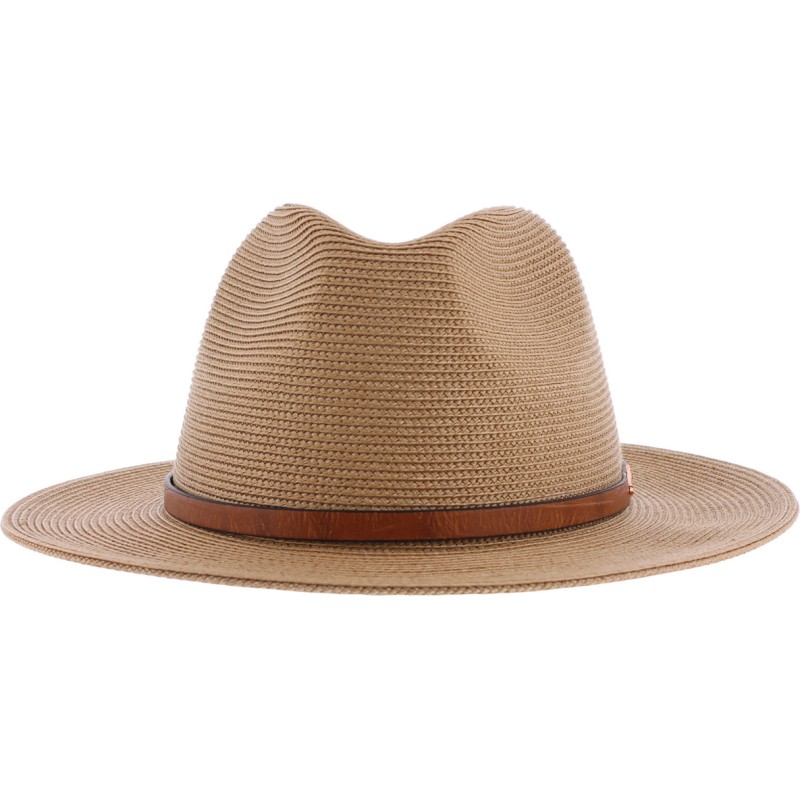 Chapeau grand bord en paille polypropylène cousue imperméable