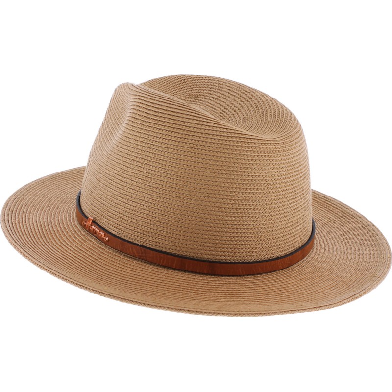 Chapeau grand bord en paille polypropylène cousue imperméable