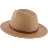 Chapeau grand bord en paille polypropylène cousue imperméable