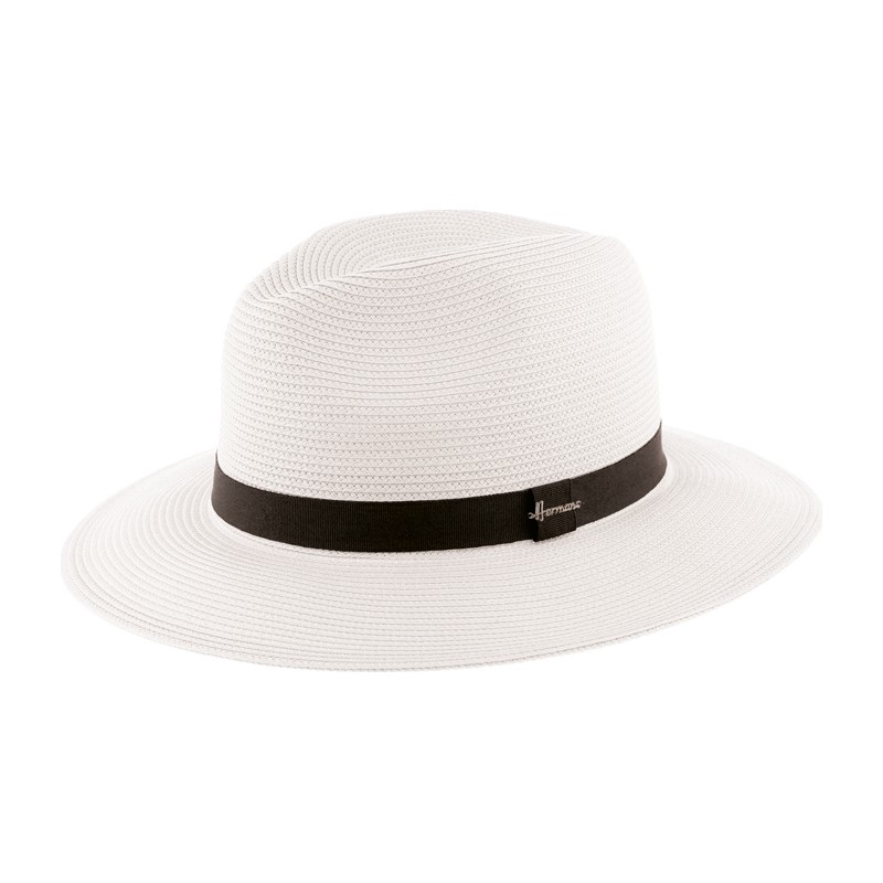 Chapeau grand bord en paille polypropylène cousue imper