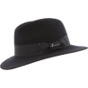 CHAPEAU GRAND  BORD COUPE COUSU EN FEUTRE DE LAINE