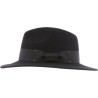 CHAPEAU GRAND  BORD COUPE COUSU EN FEUTRE DE LAINE