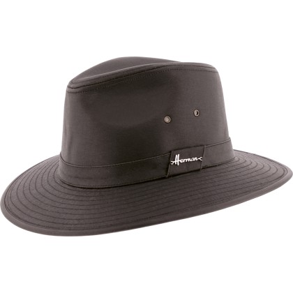 Chapeau pluie grand bord imperméable ou tissu effet dél