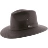 Chapeau pluie grand bord imperméable ou tissu effet dél