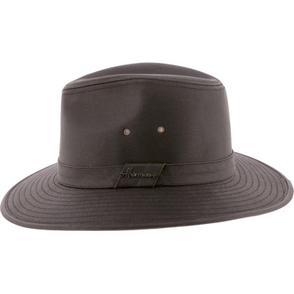 Chapeau pluie grand bord imperméable ou tissu effet dél