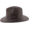 Chapeau pluie grand bord imperméable ou tissu effet dél