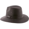 Chapeau pluie grand bord imperméable ou tissu effet dél