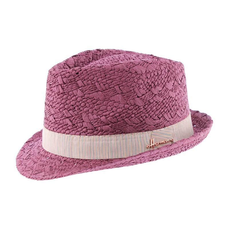 Lala paper straw small brim hat