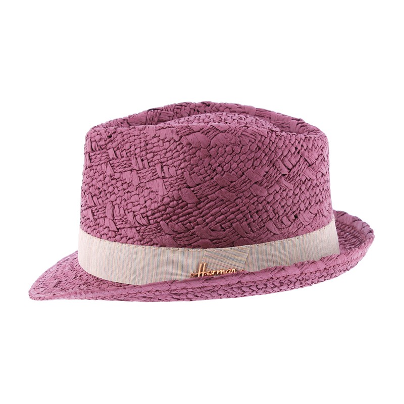 Lala paper straw small brim hat
