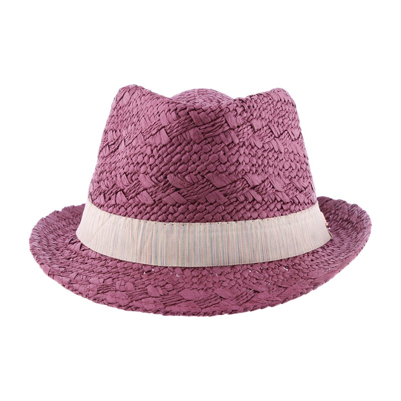 Lala paper straw small brim hat