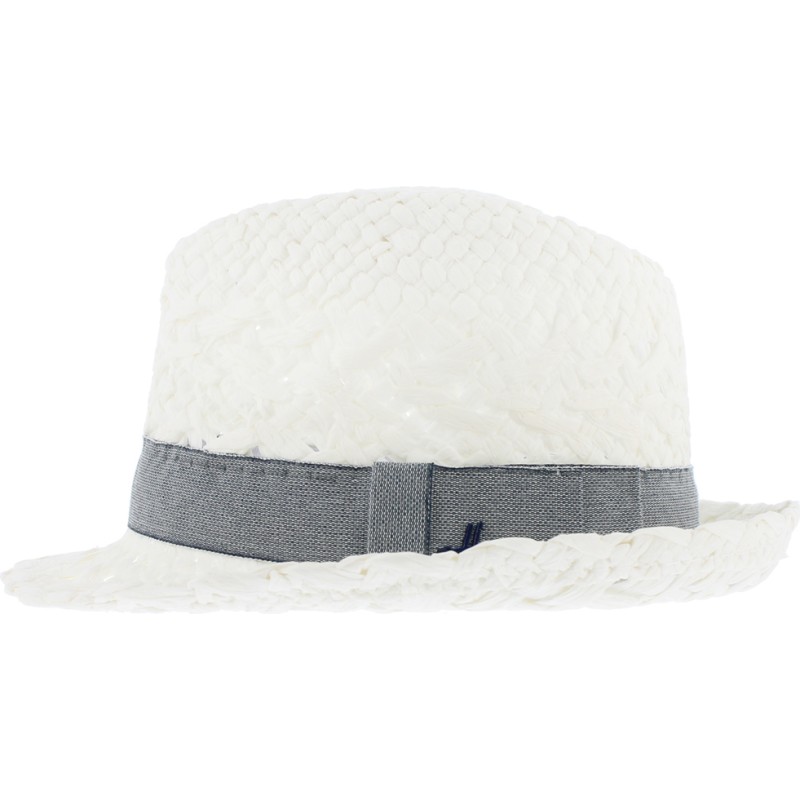 Chapeau petit bord en paille papier