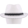 Chapeau petit bord bicolore