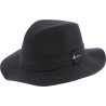 Chapeau formé en coton huilé imperméable uni