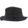 Chapeau formé en coton huilé imperméable uni