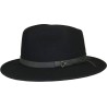 Chapeau feutre uni + ceinture