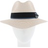 Chapeau grand bord en paille papier cousue
