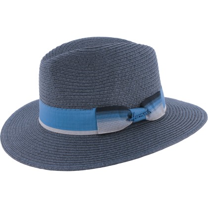Chapeau grand bord en paille papier cousue