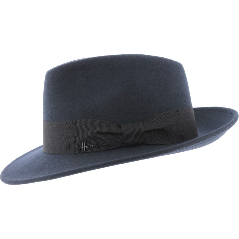 Chapeau en feutre uni avec ruban Chapeau en feutre uni avec ruban