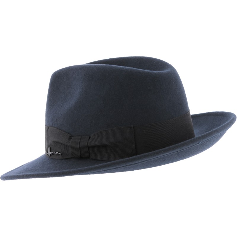 Chapeau en feutre uni avec ruban Chapeau en feutre uni avec ruban