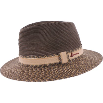 Chapeau grand bord bicolore