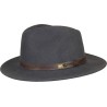Chapeau feutre uni + ceinture