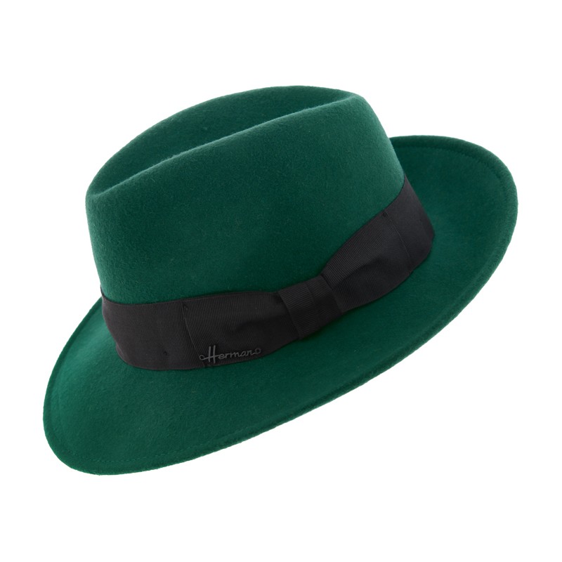 Large brim felt hat
