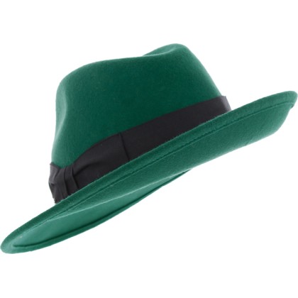 Large brim felt hat
