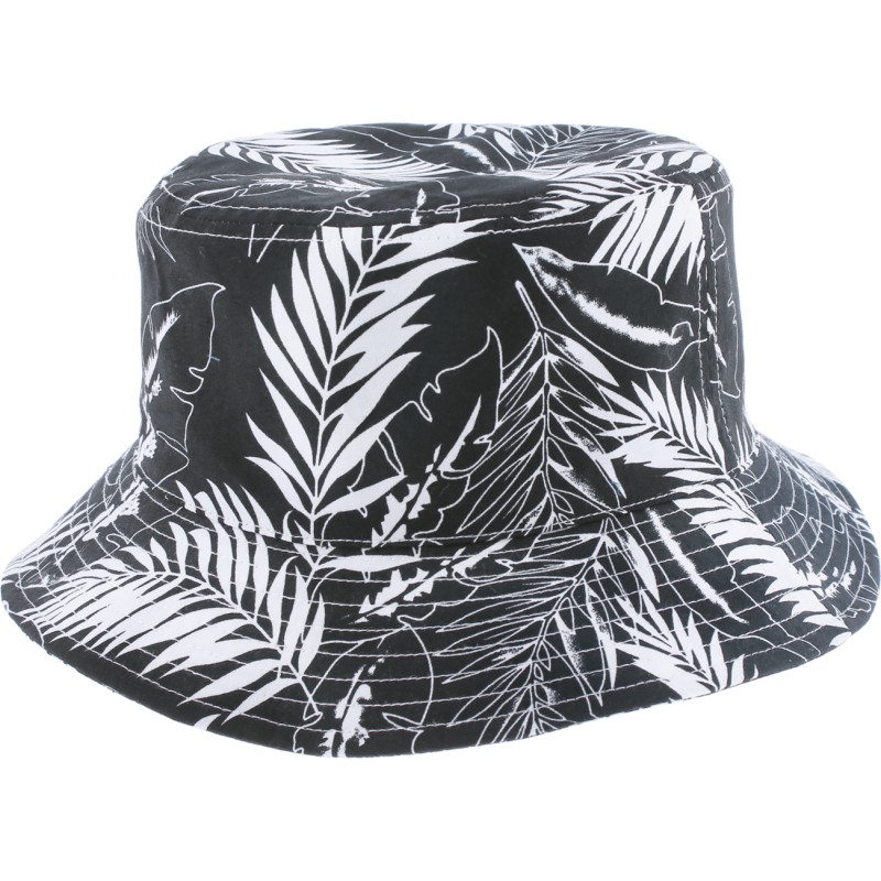 bob herman imprimé tropical noir et blanc