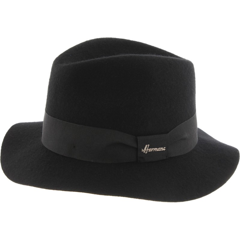 Large brim felt hat