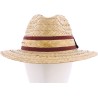 Chapeau grand bord en paille tournesol