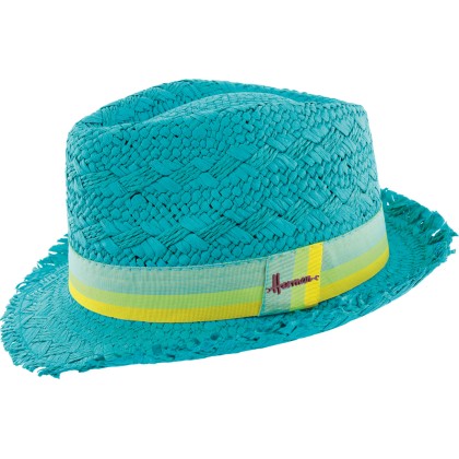 lala paper straw fringe small brim hat