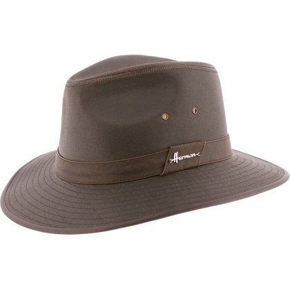 Chapeau pluie grand bord imperméable ou tissu effet délavé